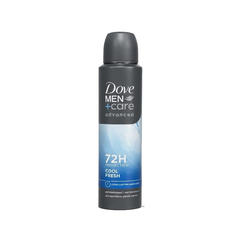 Dove Men Antiperspirant Deodorant Spray 72HR Protection 150ml (12 Pack)