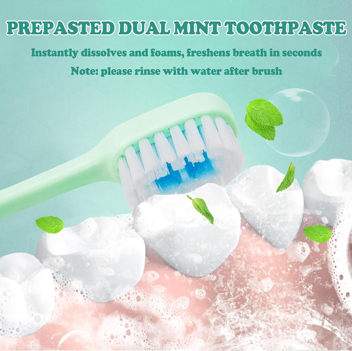 Disposable Mini Toothbrush Set with Toothpaste & Tongue Scraper – Travel Pack
