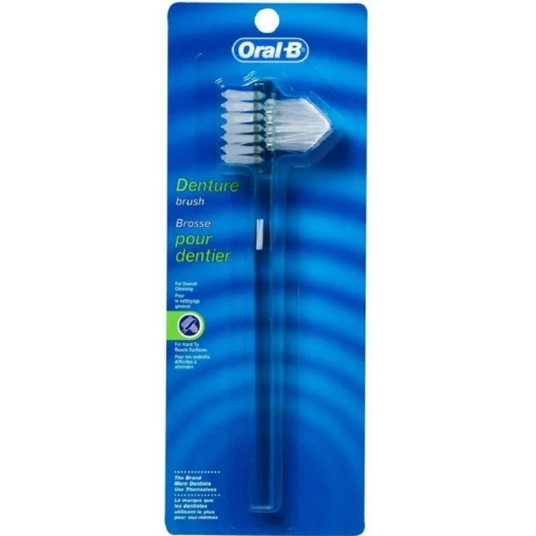 Denture Brush 3 Pack for Oral Hygiene - Compatible with Dentures
