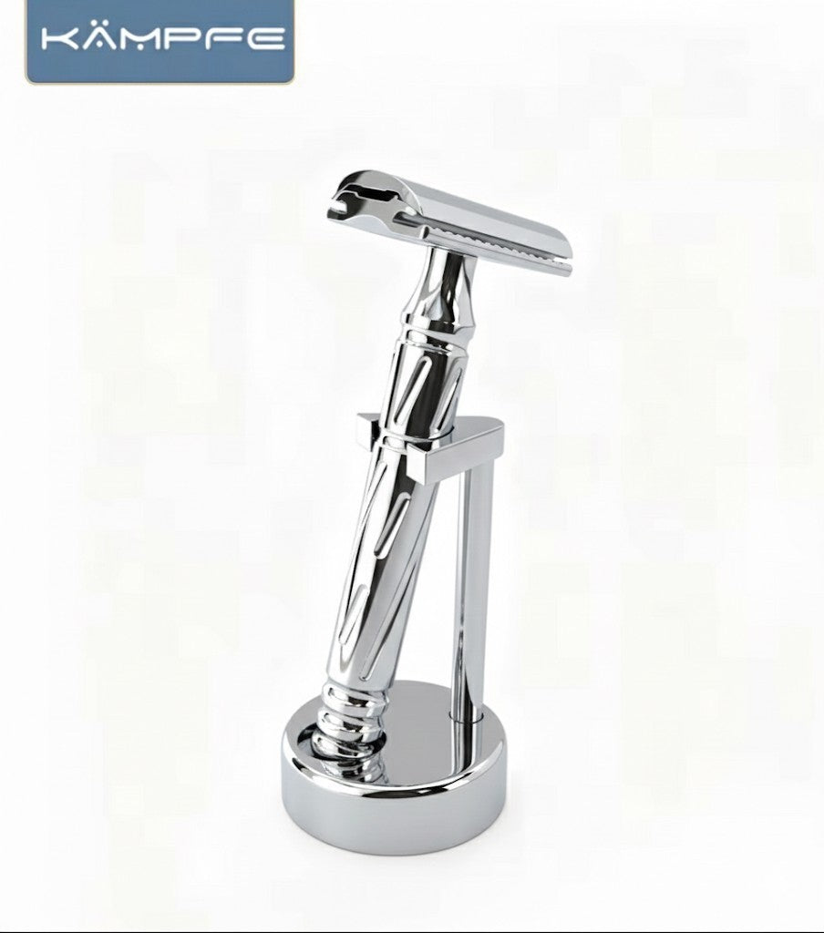 Stainless Steel Razor Stand for Safety & Grooming Razors