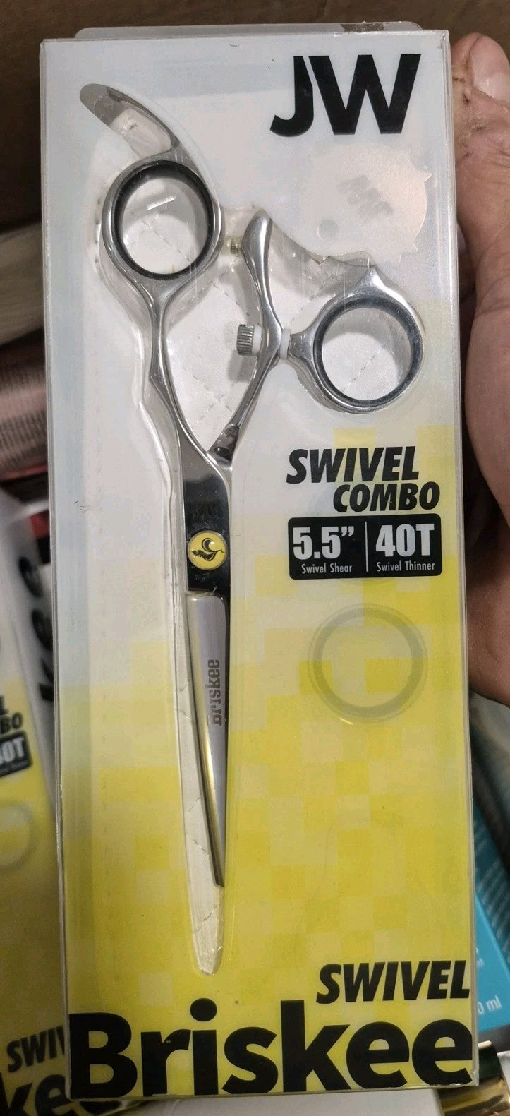 Briskee 5.5” Swivel Shear Combo with 40T Swivel Thinner & Case