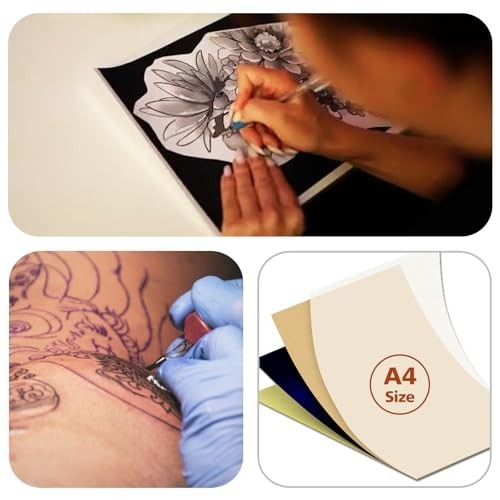 Tattoo Stencil Transfer Paper - 50 A4 Sheets for Professional Artists