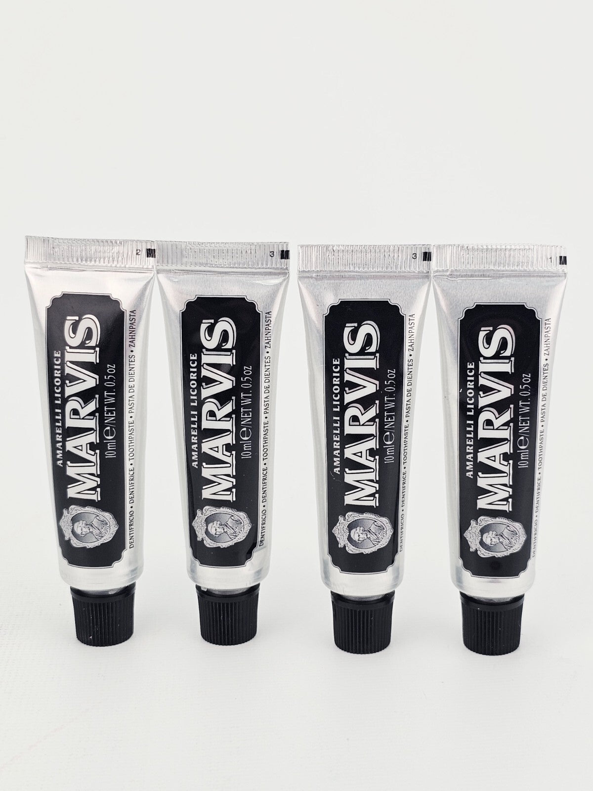 Travel Size Licorice Toothpaste Set - 4 x 0.5 oz Marvis Amarelli