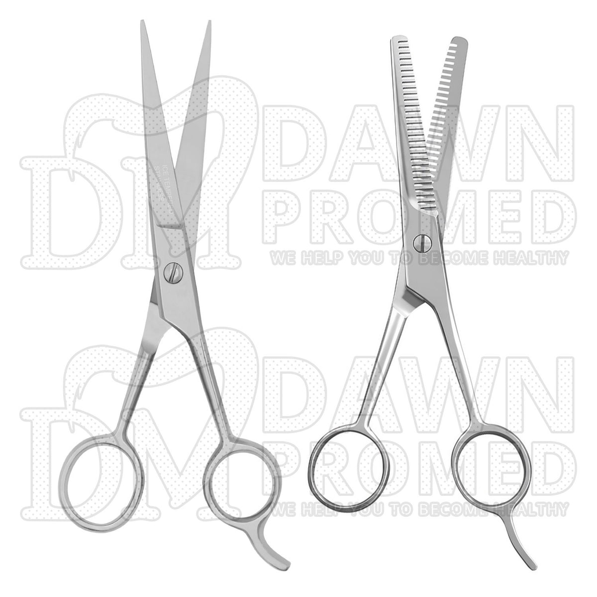 Pet Grooming Thinning & Hair Cutting Scissors Set - Stainless Steel