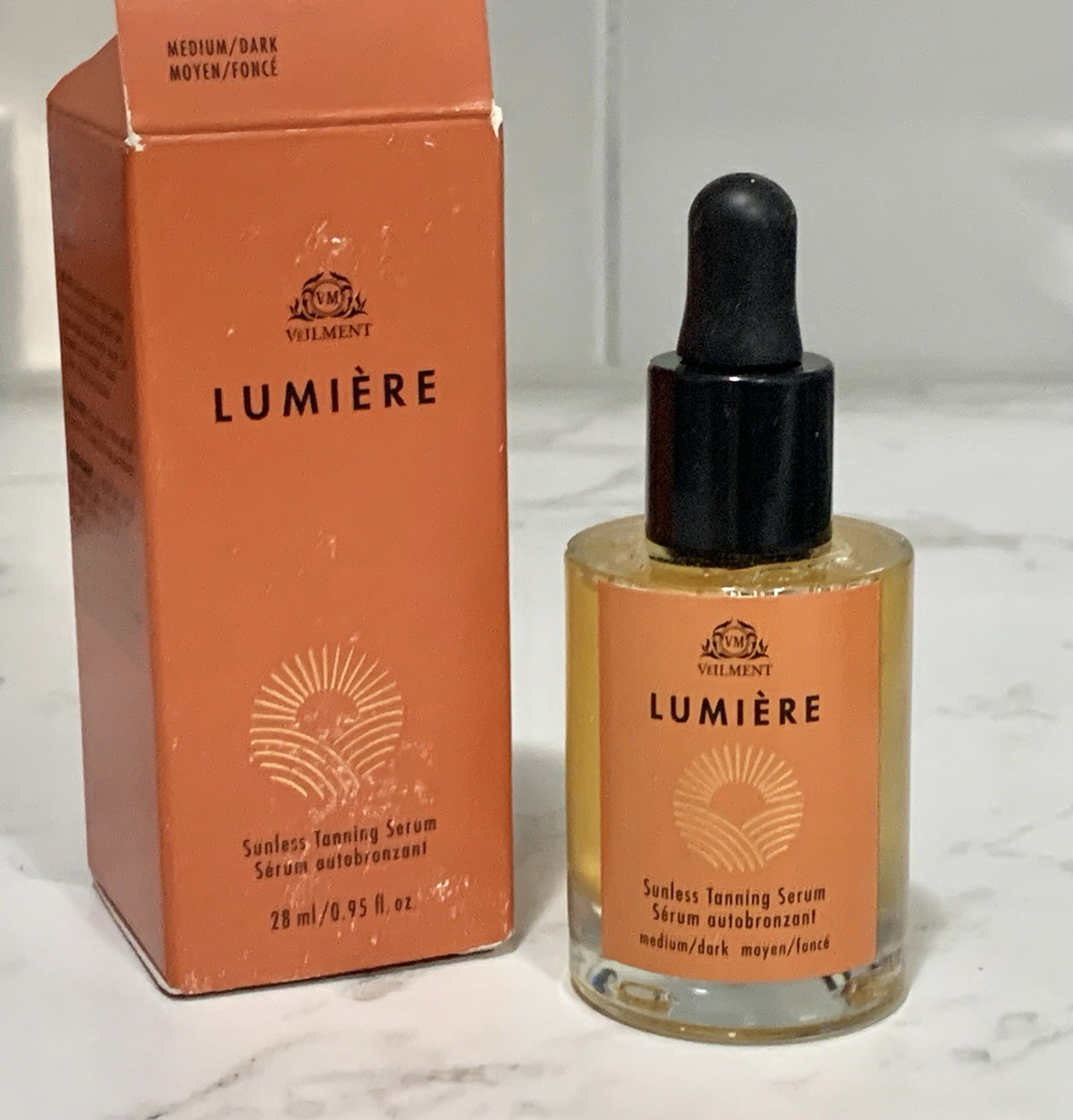 Sunless Tanning Serum Medium to Dark - Self Tan Dropper Full Size