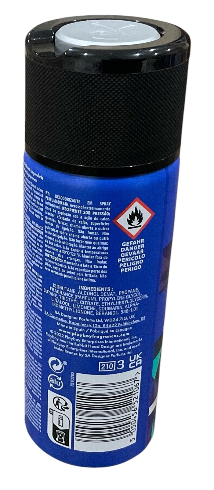 Playboy Generation 24hr Deodorant Body Spray 150ml 6 Pack
