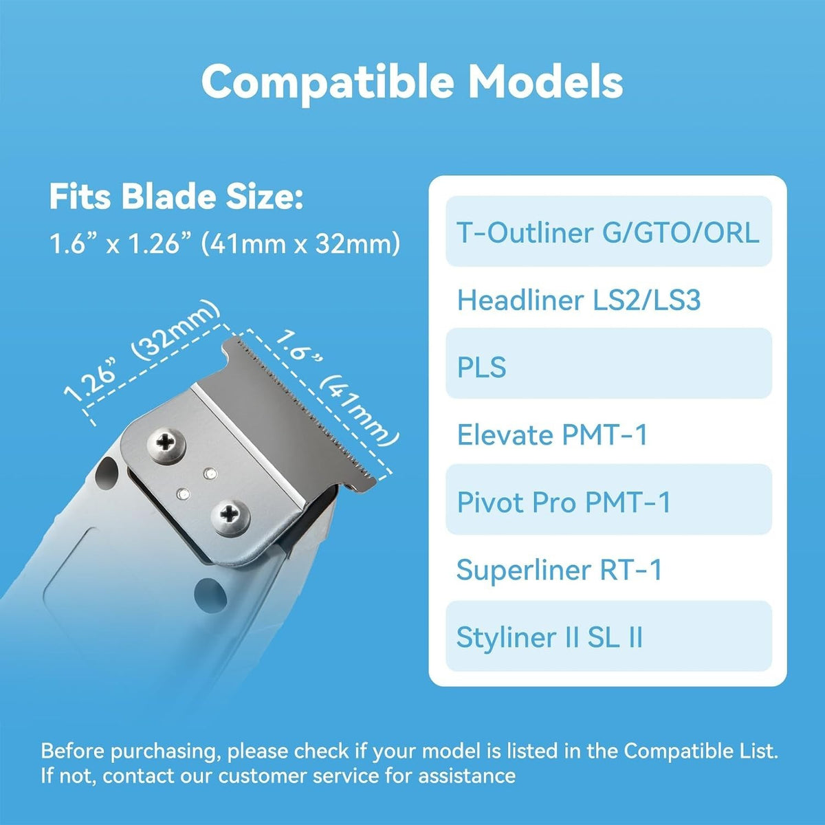 6Pcs Hair Clipper Guard Set for Babyliss FX787 & Andis Trimmers - Precision Cutting