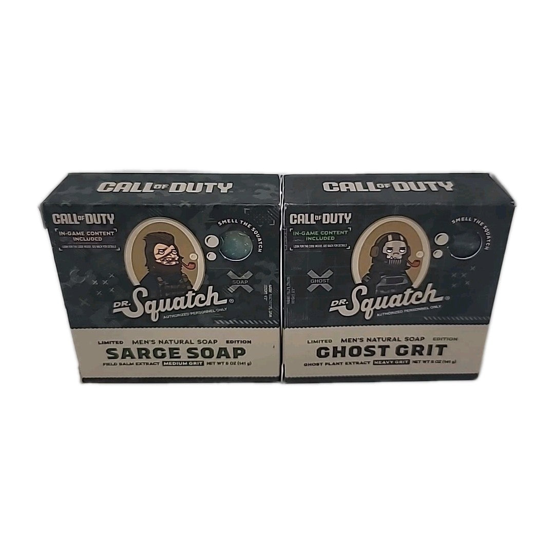 Call of Duty Limited Edition Soap 2 Pack - Ghost Grit & Sarge