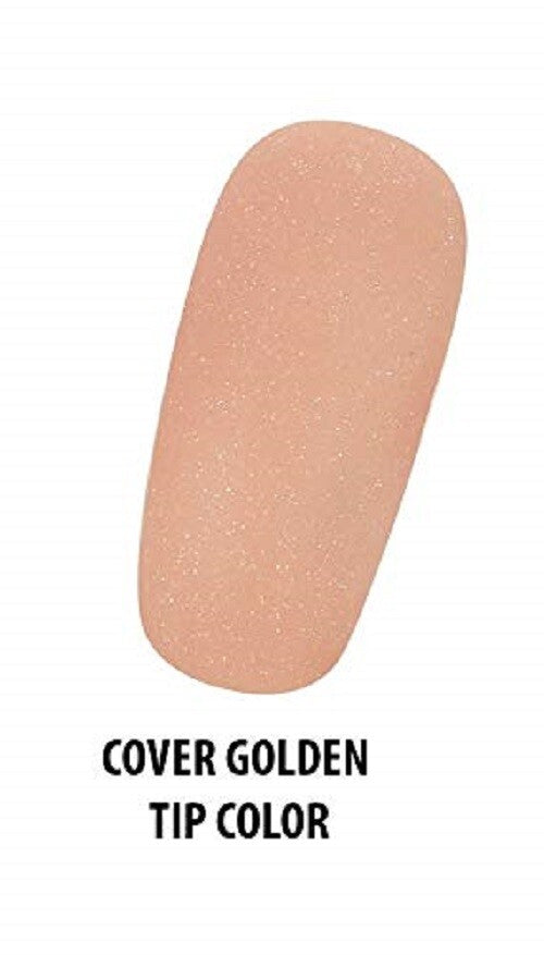 Golden Acrylic Powder for Nail Art - 1 Ounce Cover Powder