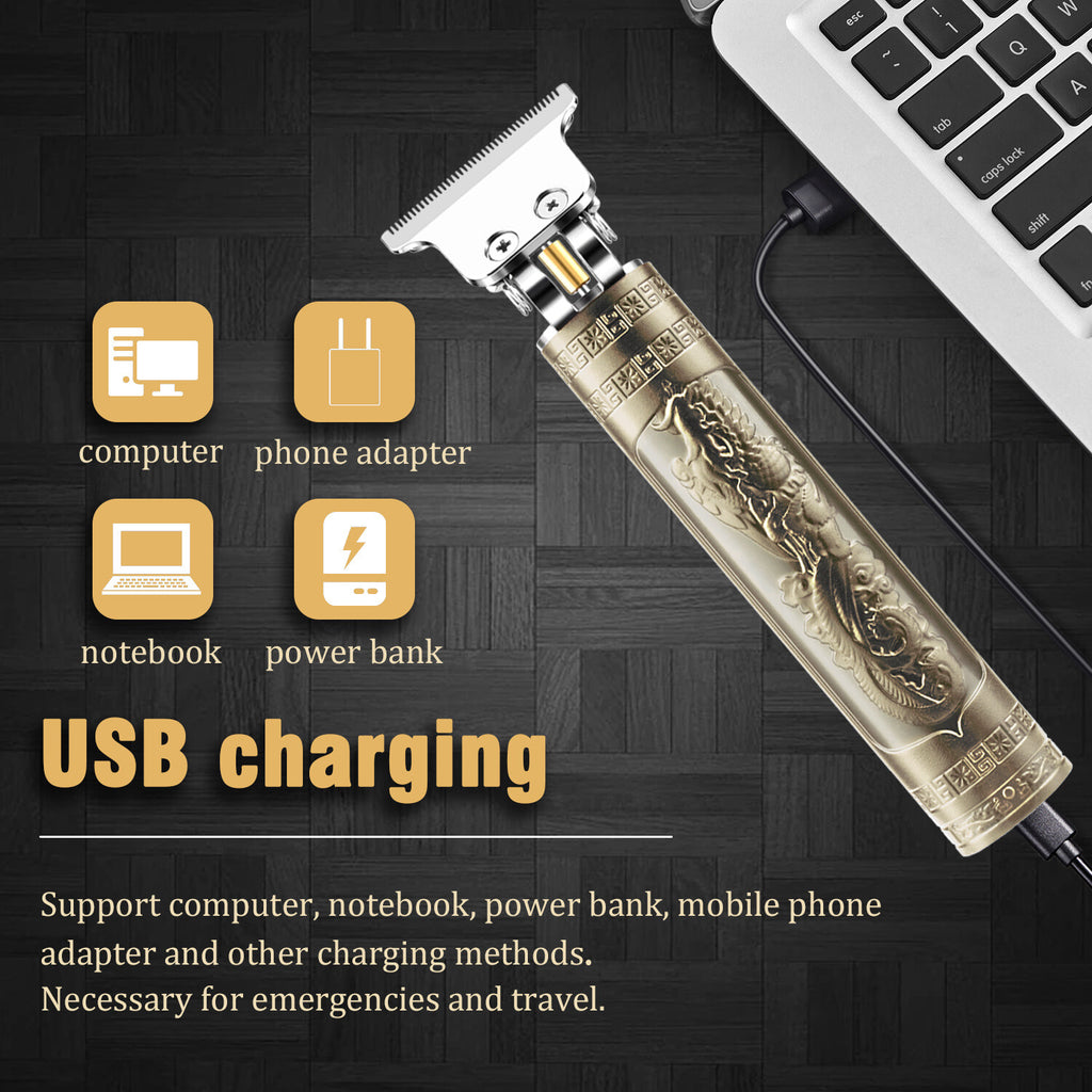 Portable Electric Razor for Men Trimmer Hair Remover Shaver - Cordless & Compact