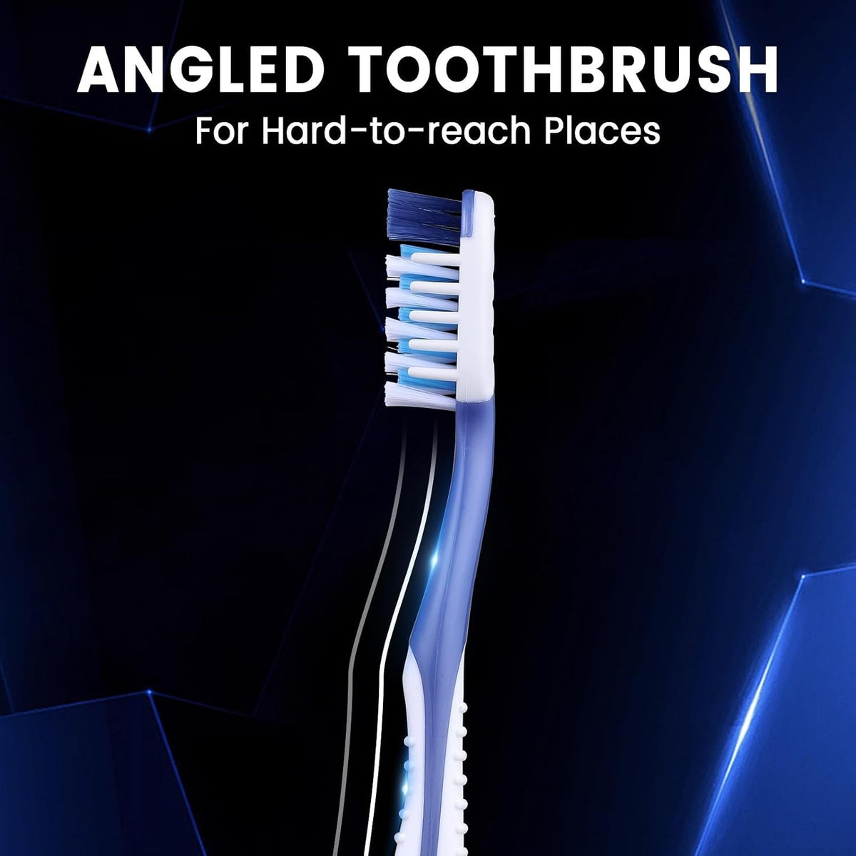 Soft Ergonomic Toothbrushes Pack of 6 for Sensitive Gums & Teeth