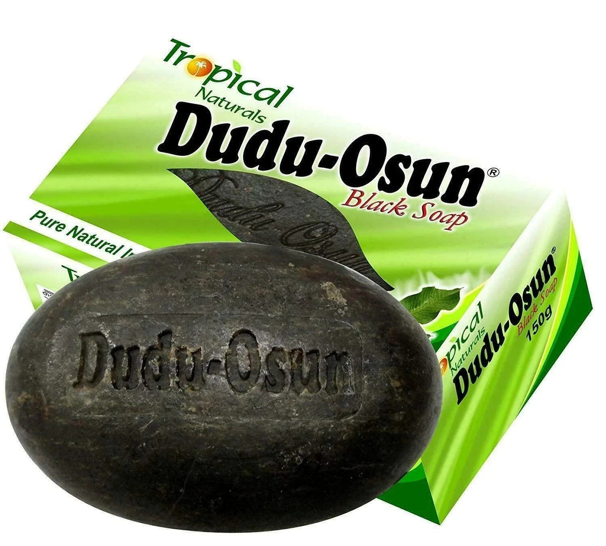 6 Pack African Black Soap Bar Natural Skincare for Face & Body