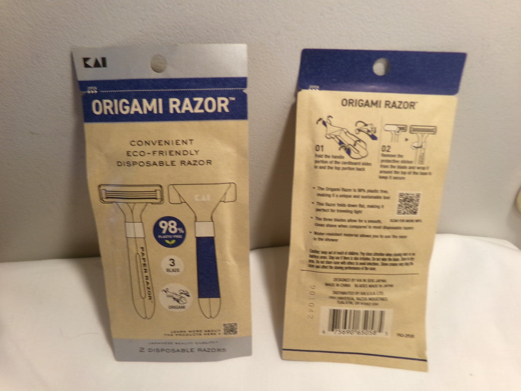 Disposable Razor 2 Pack - Eco-Friendly Single Blade Shaving