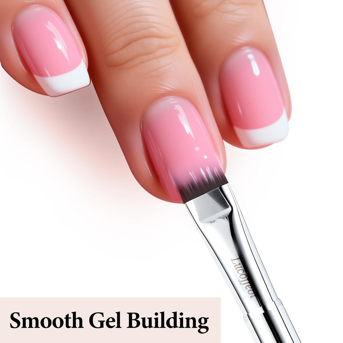 Nail Art Brush Set for Precise French Tips & Cuticle Cleanup - Multiple Sizes