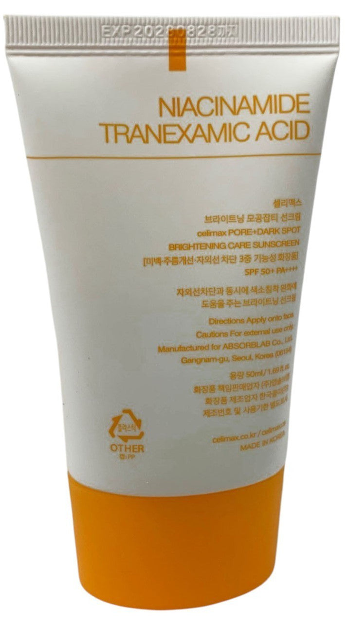 Pore and Dark Spot Brightening Sunscreen SPF 50+ PA++++ - 1.69 oz, UV & Hyperpigmentation Protection