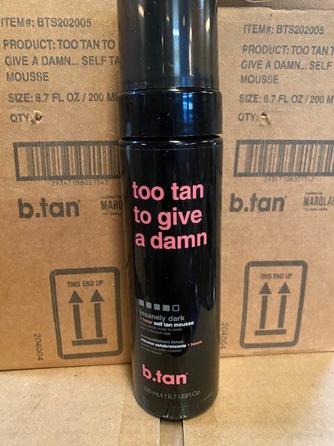 Too Tan To Give A Dam Insanely Dark Self-Tanning Mousse 6.7 fl oz