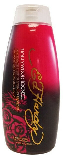 Ed Hardy Hollywood Bronze Tanning Bed Lotion - Deep Dark Bronzer 10 Oz