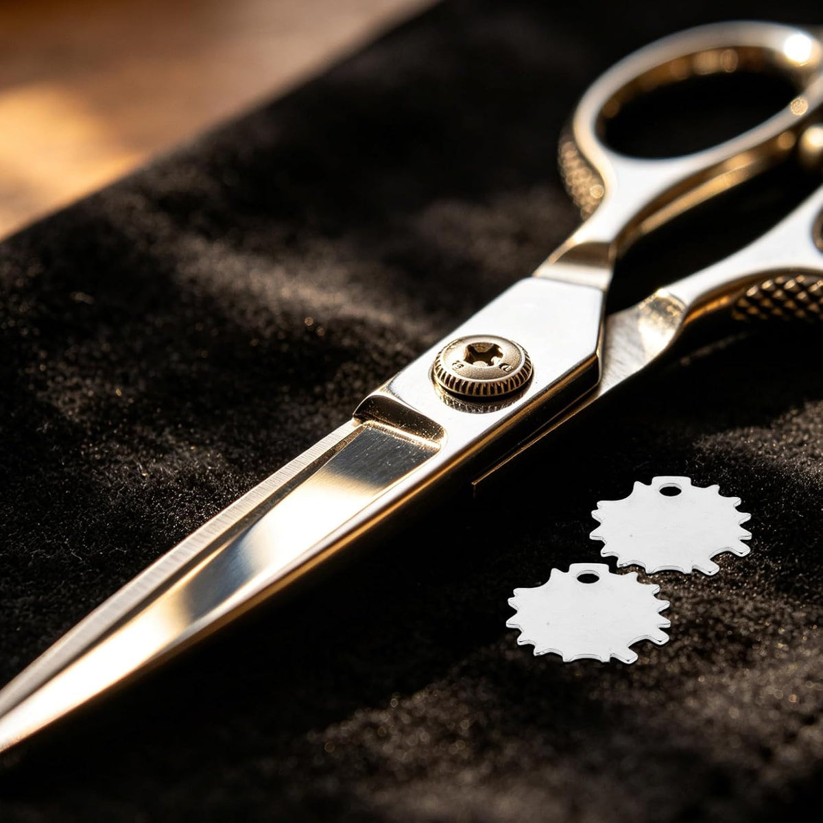 Hair Scissors Tension Adjustment Kit with Wrench and Spare Washers