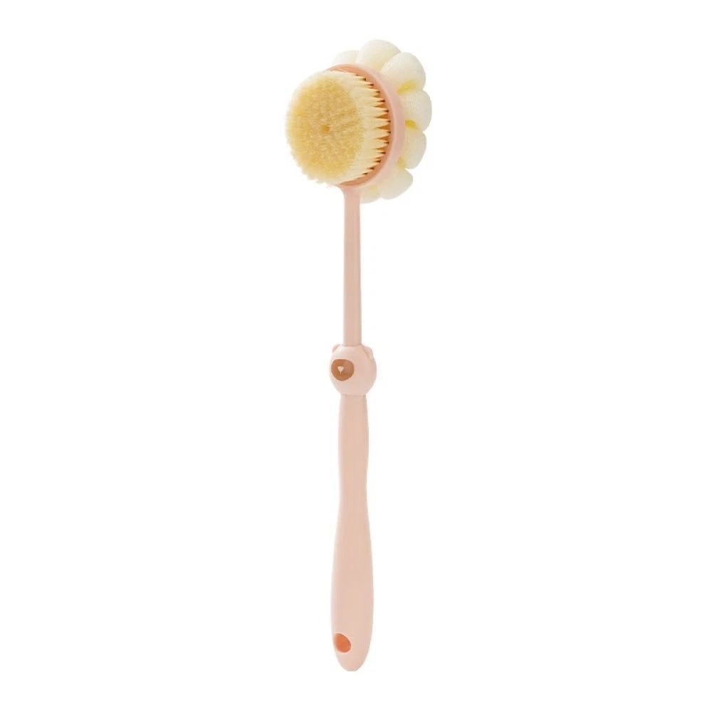 Long Handle Bath Body Brush Set for Exfoliating & Massage - Soft Bristles