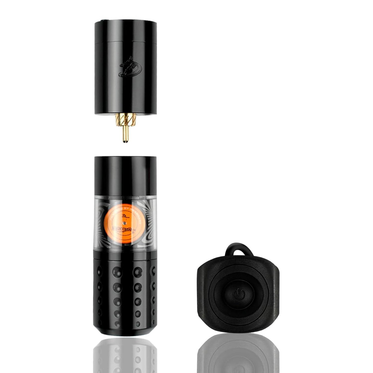 Rotary Wireless Tattoo Pen Machine Brushless Motor with Ring Switch