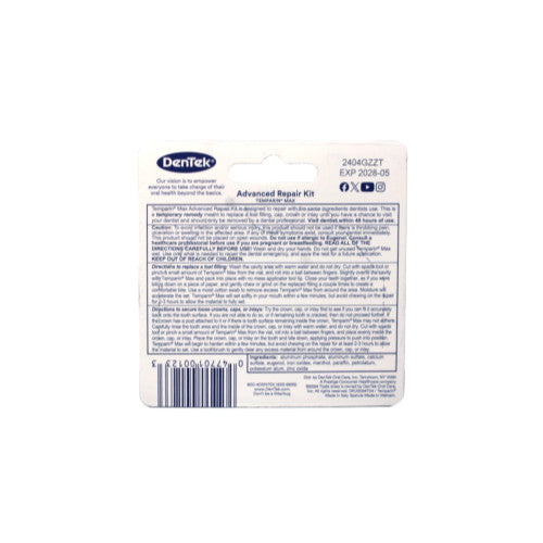 Lost Filling Repair Kit - Dental Temporary Cement for Tooth Restoration