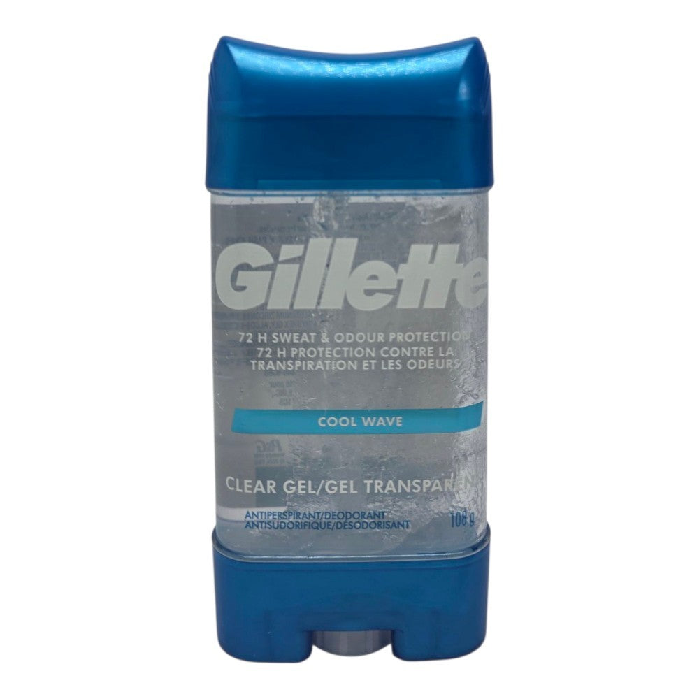 Gillette Cool Wave Men's Antiperspirant Deodorant Gel 5 Pack - Long Lasting Freshness
