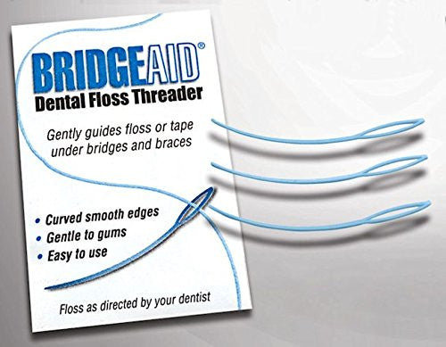 Dental Floss Threaders Pack for Bridges and Braces - 10 Count
