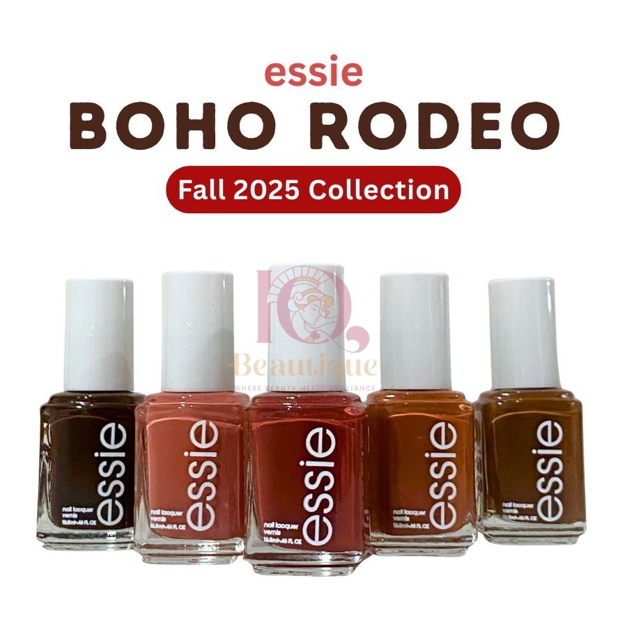 Essie Fall 2025 Boho Rodeo Nail Polish Set - 5 Colors, Chip-Resistant