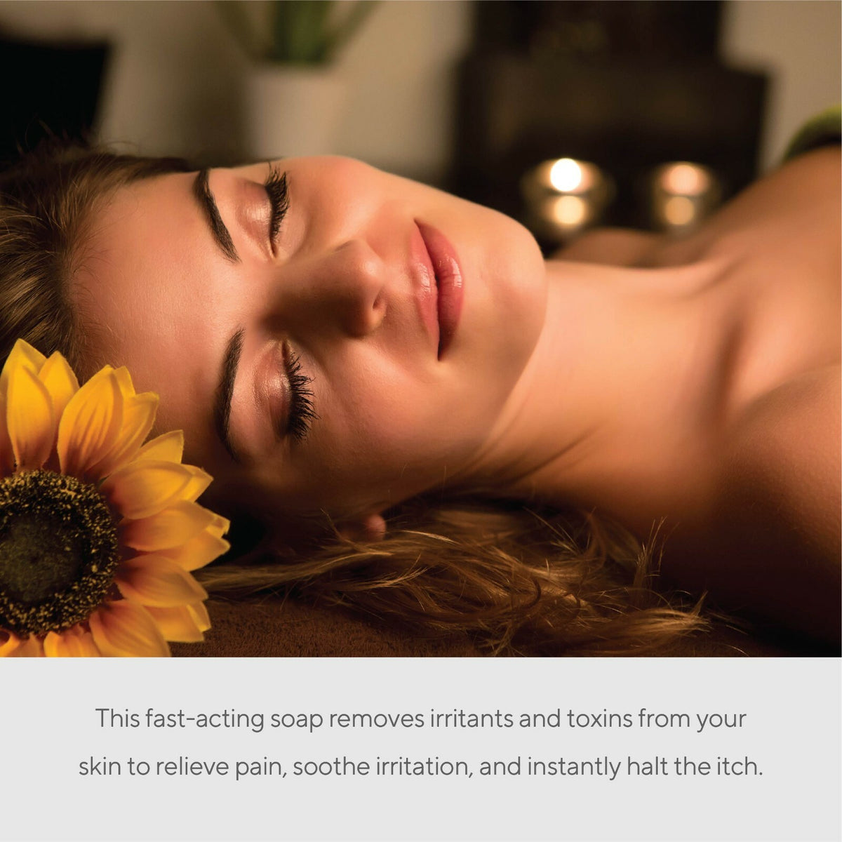 Itch Relief Bar Soap for Skin Irritations and Insect Bites - Natural Healing