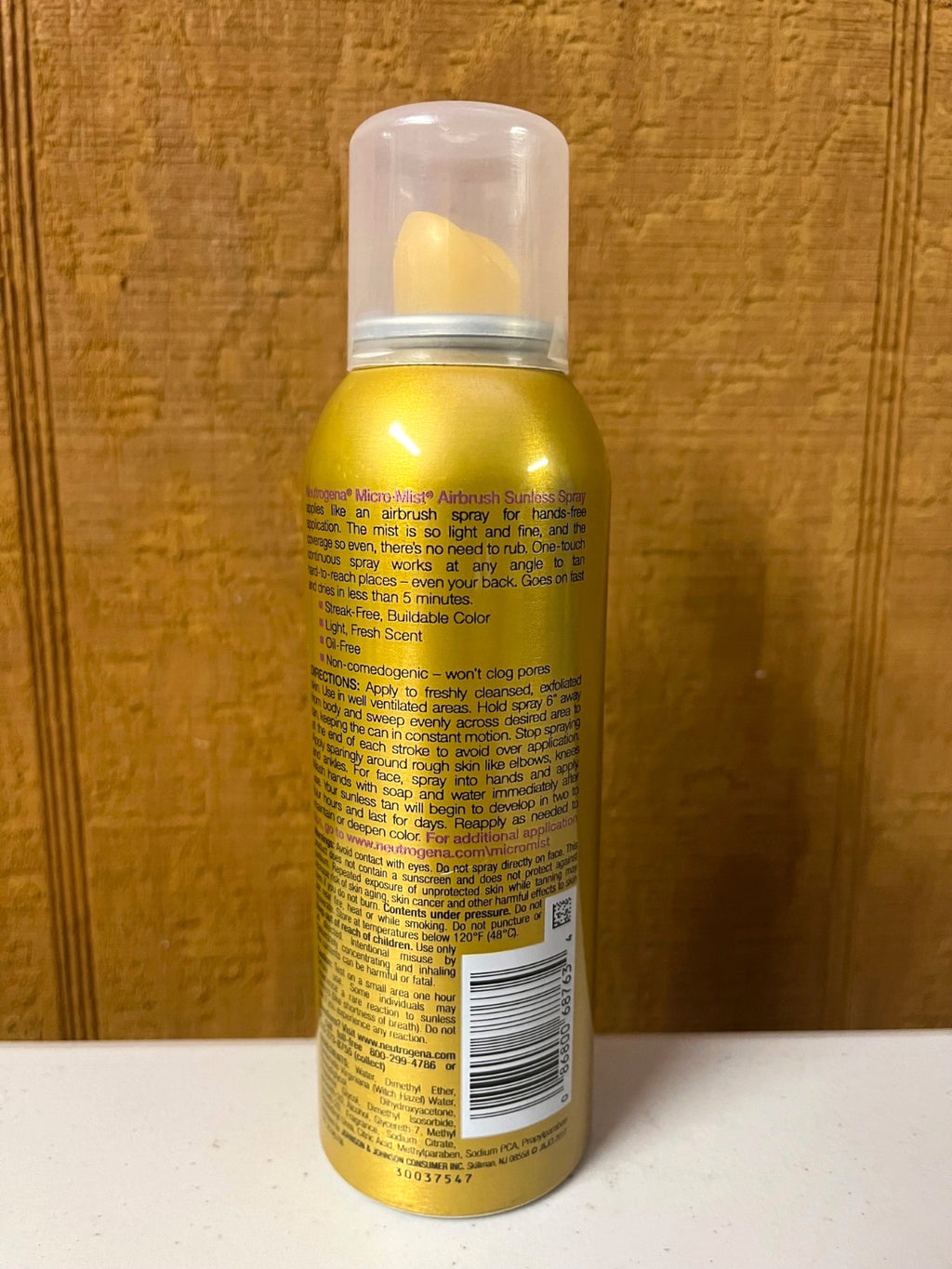Neutrogena Micro Mist Airbrush Sunless Spray Medium Intensity 5.3 Oz