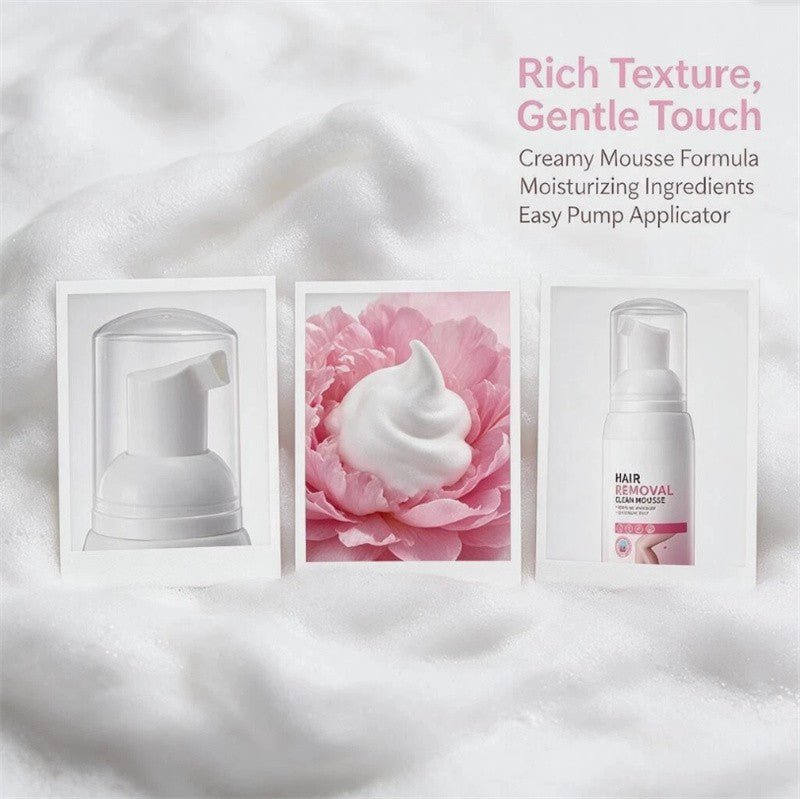 Gentle Hair Removal Mousse - Fast-Acting Body Depilatory Foam 100ml