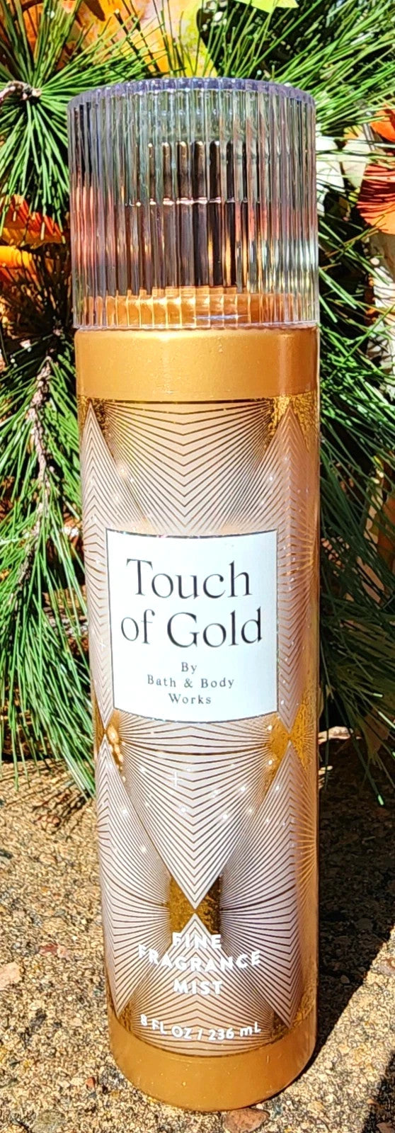 Holidays Touch of Gold Bath & Body Set - Fragrance Mist, Body Lotion, Body Wash, Body Cream