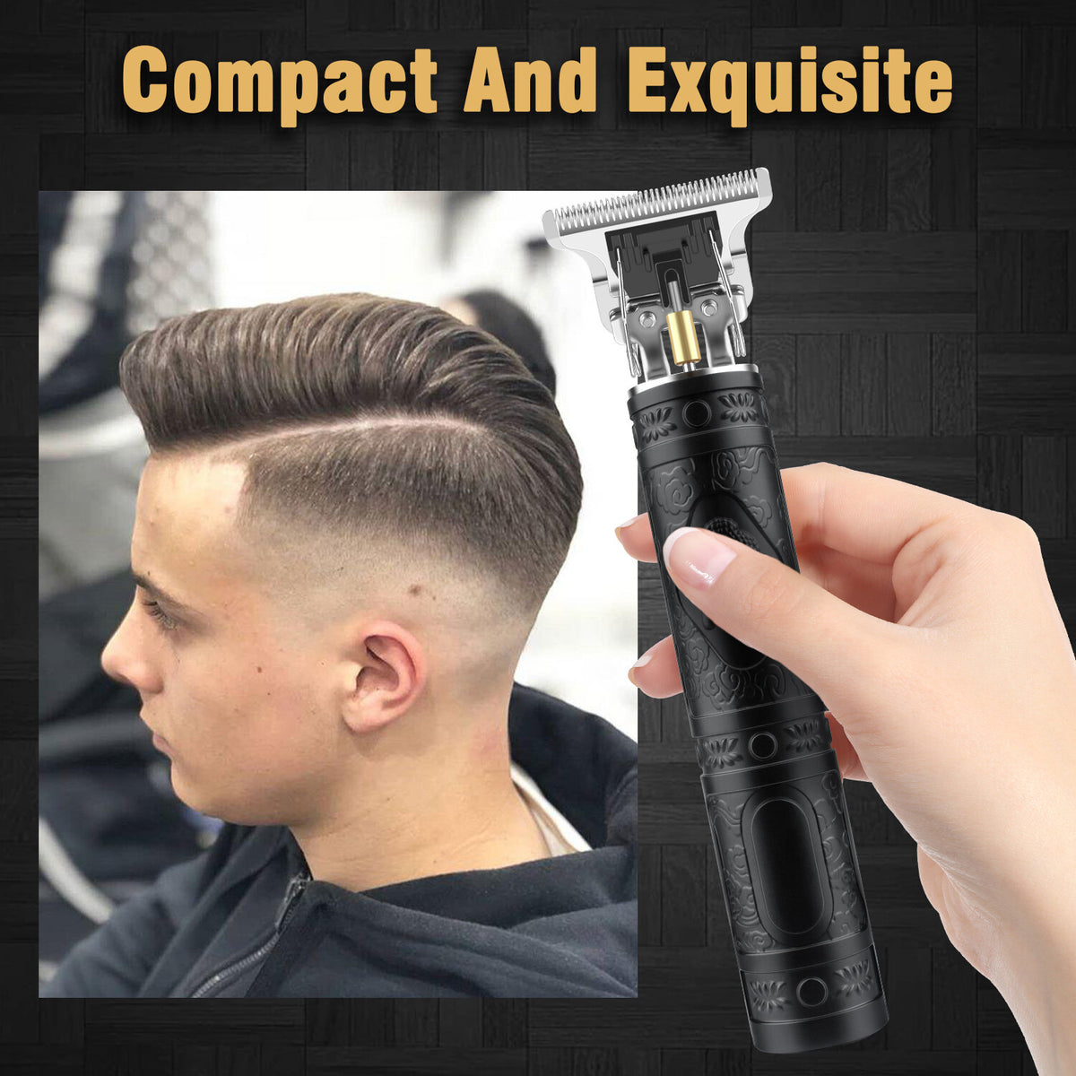 Portable Electric Razor for Men - Cordless Hair Trimmer & Hair Remover
