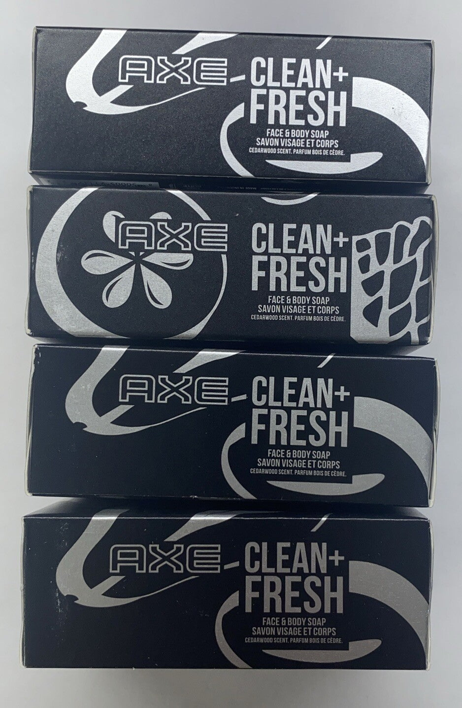 Men's Cedarwood Scent Face & Body Bar Soap 3.5 oz - 4 Pack