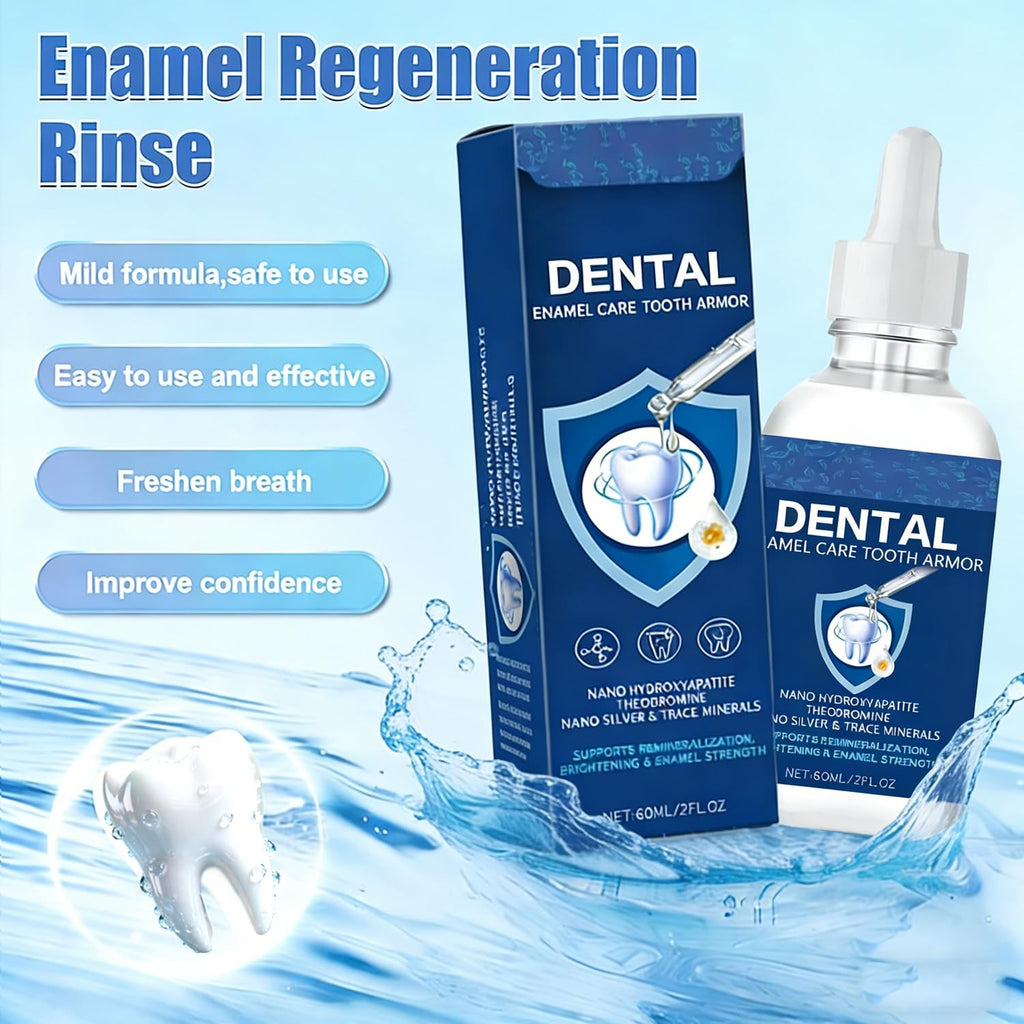 Tooth Enamel Repair Liquid with Nano-Hydroxyapatite & Theobromine - Cavity Protection & Sensitivity Relief, 2 Fl Oz
