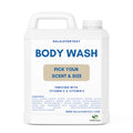 Natural Body Wash Base - Scented & Unscented with Vitamin C & E Bulk