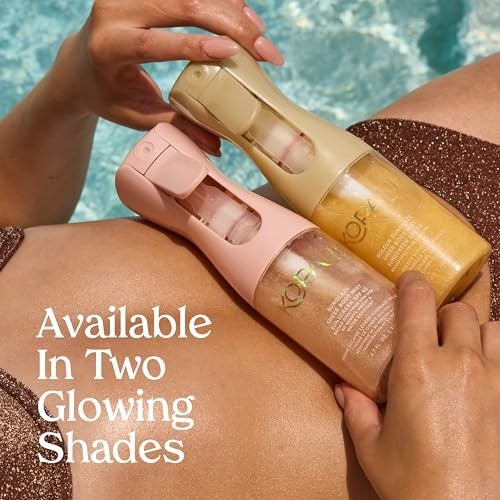 SPF 50 Body Mist with Shimmering Oil Hydrating Sunscreen Spray