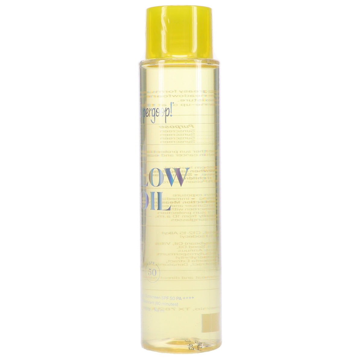 Supergoop! SPF 50 Glow Oil Body Sunscreen 5 oz - Broad Spectrum UV Protection