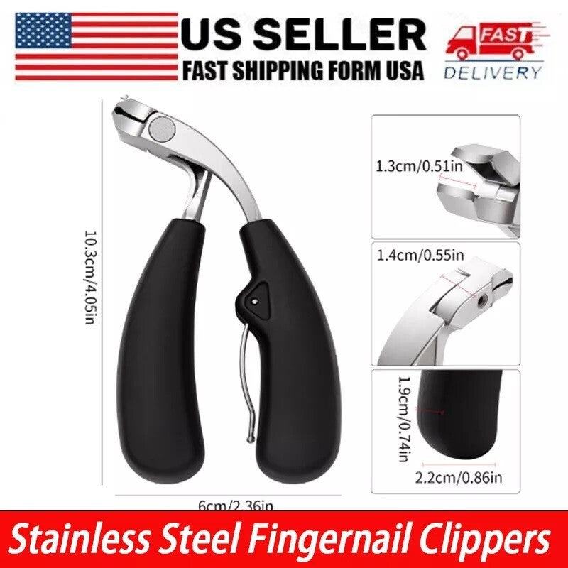 Heavy Duty Toenail Clippers for Thick and Ingrown Nails - Senior Friendly