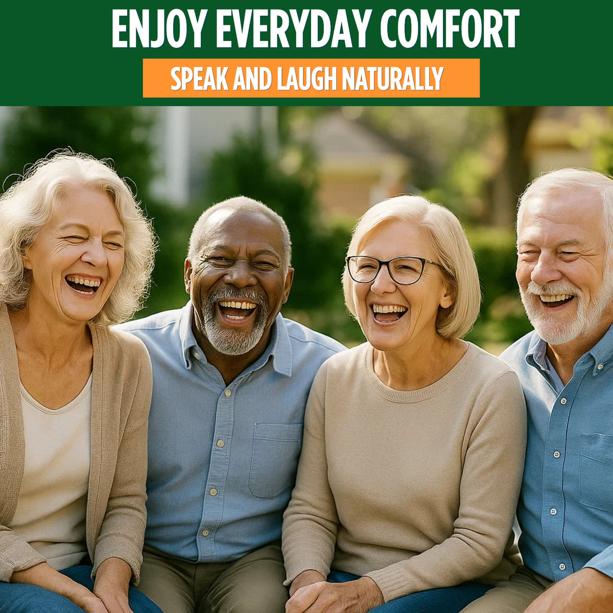 Denture Soft Reline Kit for Comfortable Fit - Long-Lasting Cushion, Easy Application