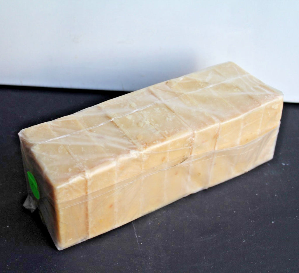 Lime Scented Greek Yogurt Handmade Soap Loaf - Precut 9 Bars, Moisturizing & Natural