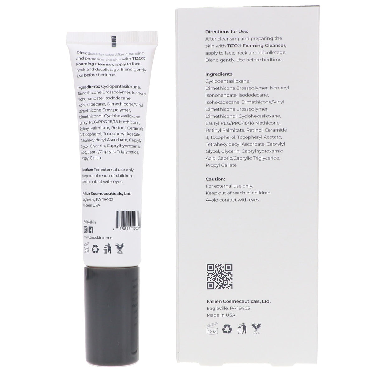 TIZO Photoceutical PM Restore 1 oz Anti-Aging Skin Treatment