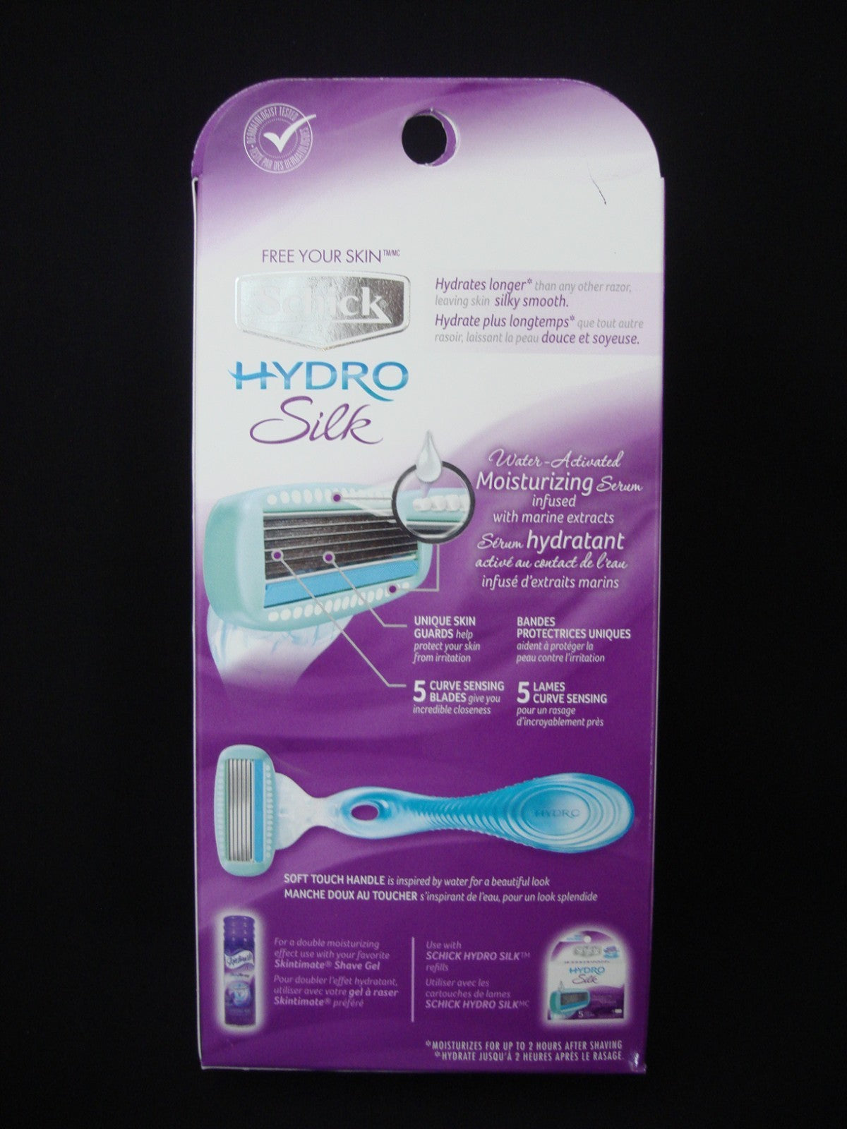 Schick Hydro Silk Water-Activated Moisturizing Razor Set - 1 Handle, 2 Cartridges