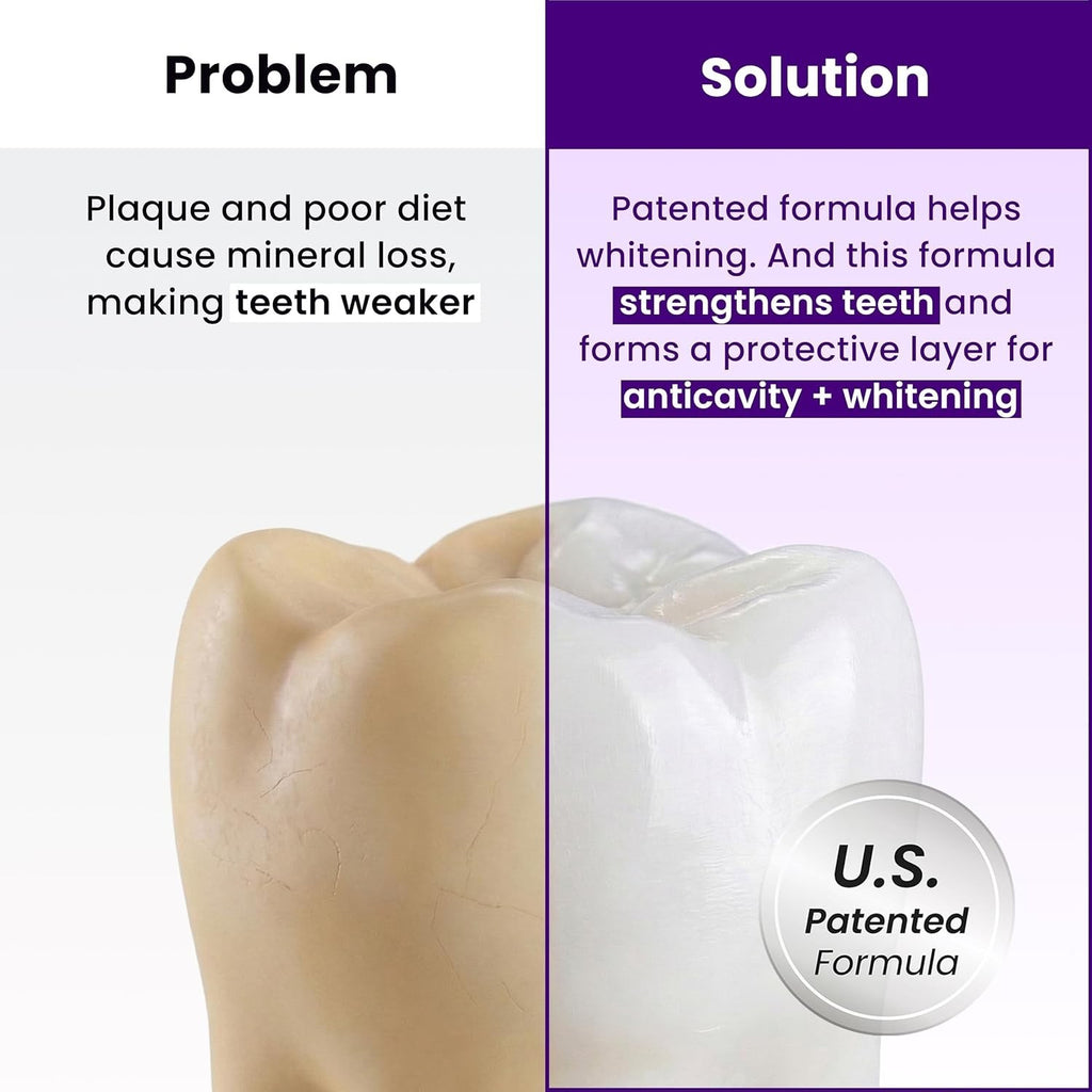 Purple Whitening Toothpaste 3.5 oz - Deep Stain Removal & Brightening