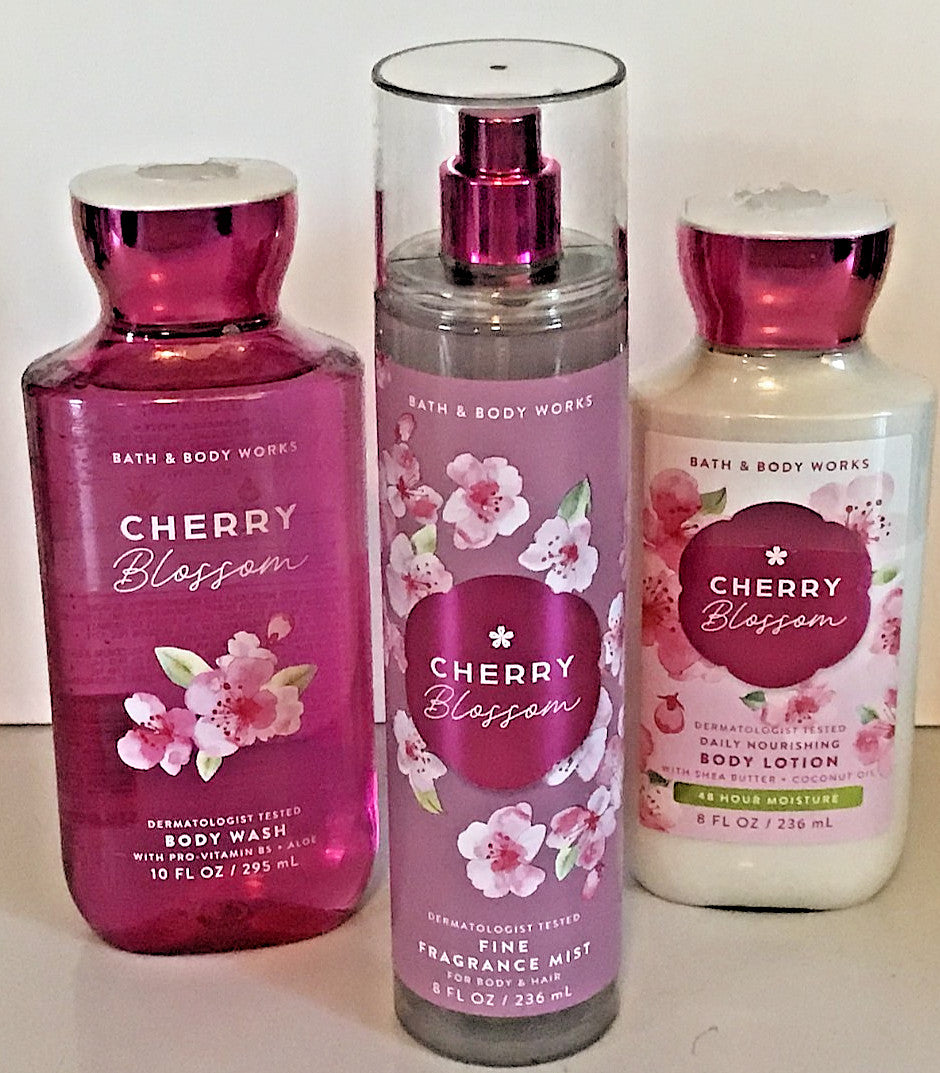 Cherry Blossom Fragrance Mist Lotion & Body Wash Set - Bath & Body Works