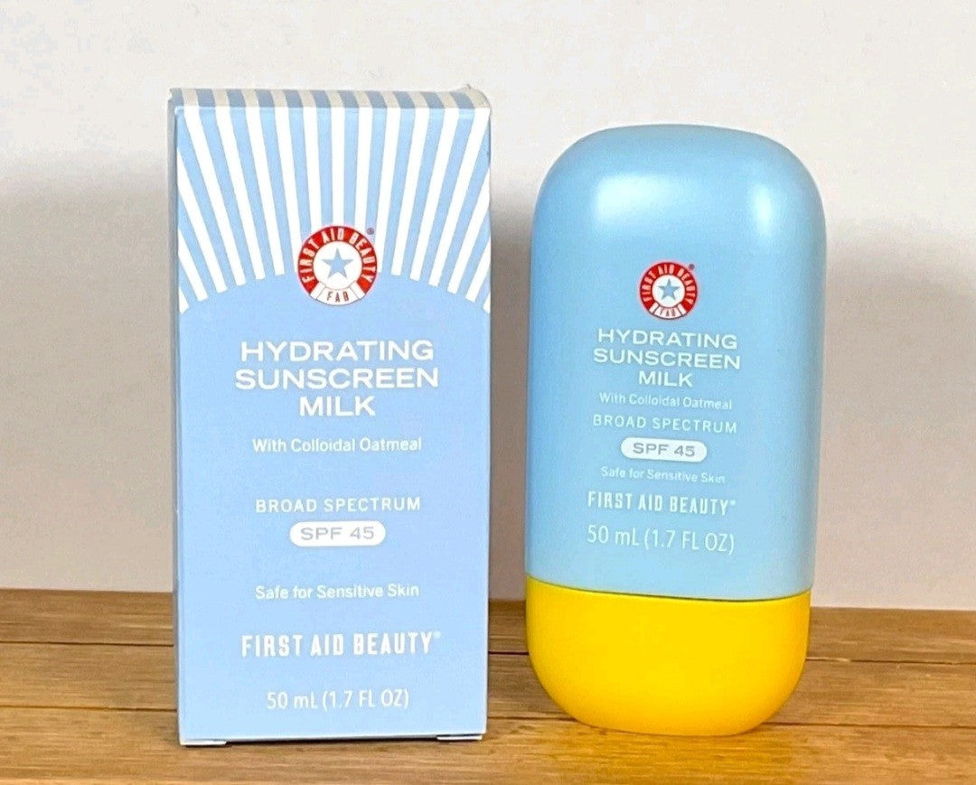 Hydrating Sunscreen Milk SPF 45 - Broad Spectrum Facial Sunblock, 1.7 fl oz