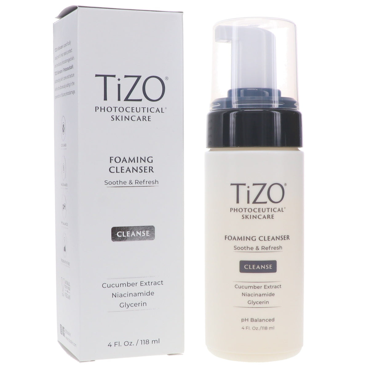 Gentle Foaming Facial Cleanser with Exfoliating Ingredients - 4 oz