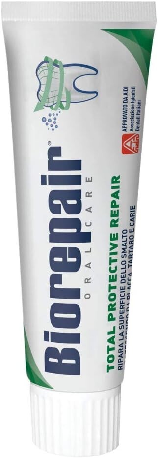 Biorepair Total Enamel Repair Toothpaste - Microrepair, Fluoride-Free, Pack of 2.5 Fl oz