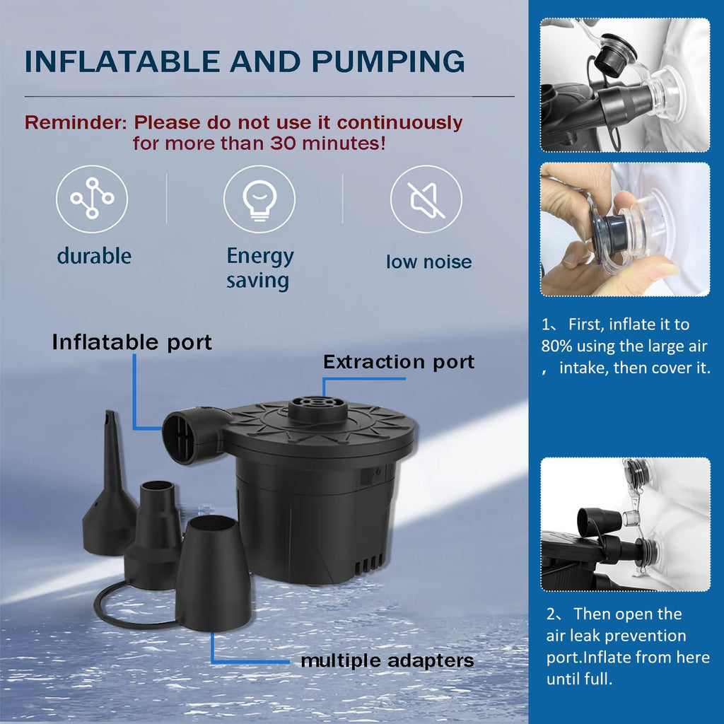 Inflatable Bedside Shower Kit for Disabled Elderly - Medical Bathtub Accessory