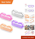 Nail Brush Set - Compact & Durable Personal Care Tool, Assorted Colors